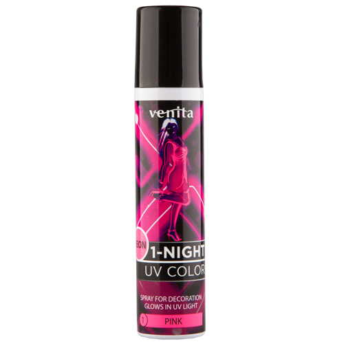 Спрей для волос оттеночный `VENITA` NEON тон Pink 50 мл