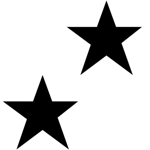Маркер для глаз `SODA` STAR STAMP MARKER в форме звезды тон 001 black cult