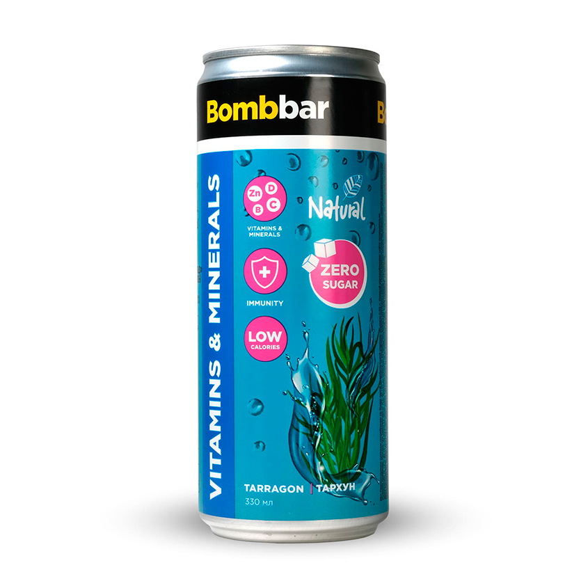 Напиток безалкогольный `BOMBBAR` лимонад со вкусом тархуна 330 мл