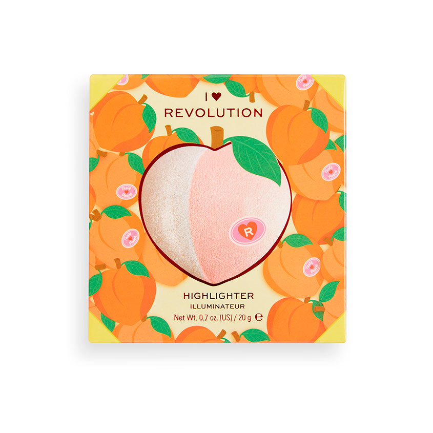 Хайлайтер для лица `I HEART REVOLUTION` TASTY тон peach