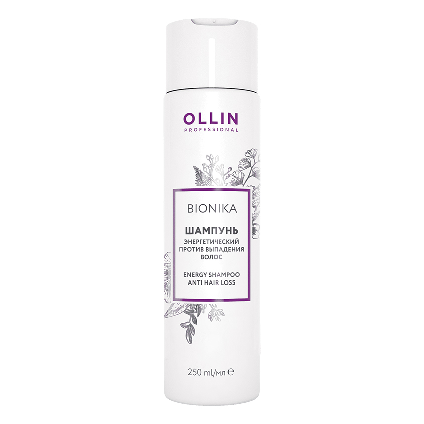 Шампунь энергетический для волос `OLLIN` BIONIKA против выпадения 250 мл