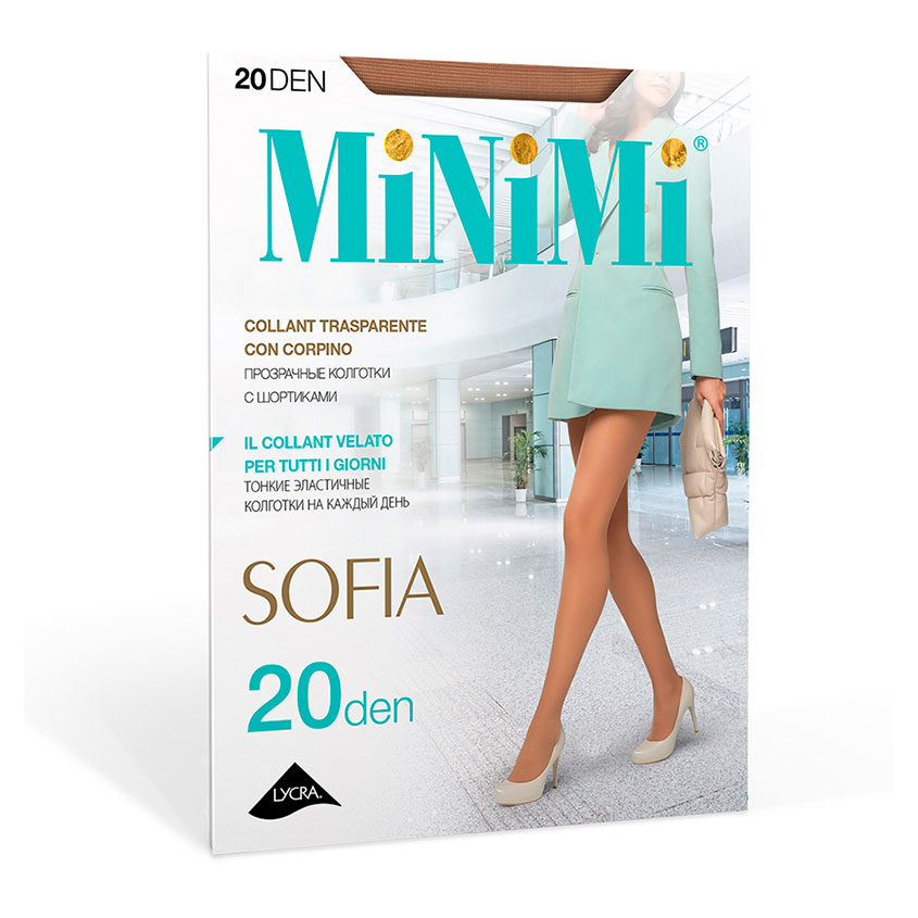 Колготки женские `MINIMI` SOFIA 20 den (Daino) р-р 2