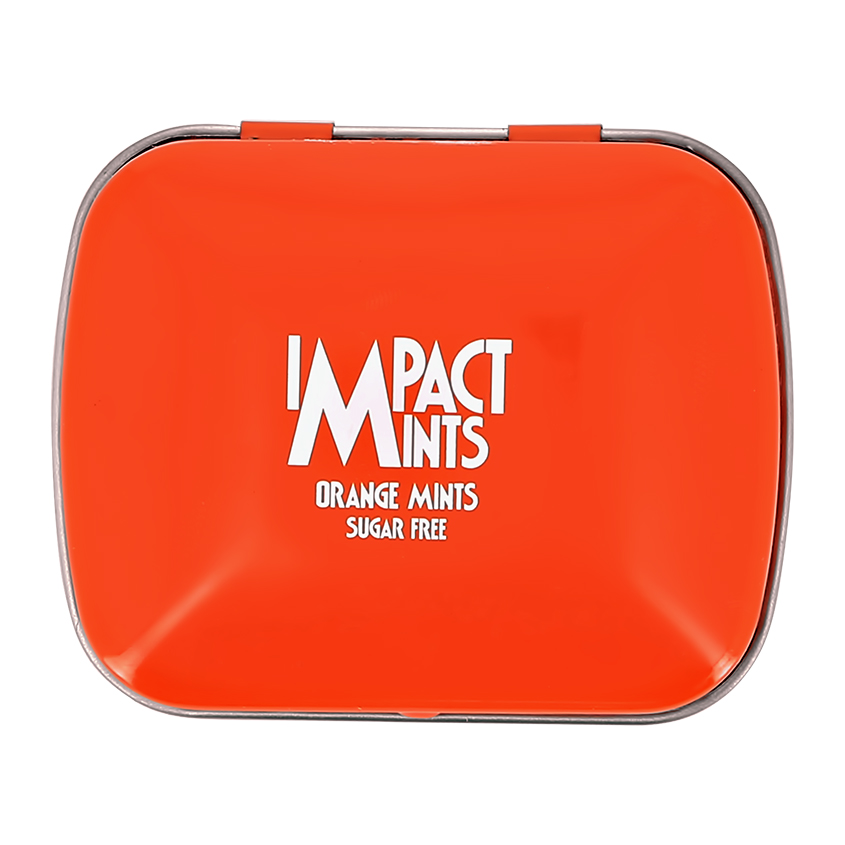 Освежающее драже `IMPACT MINTS` без сахара со вкусом апельсина 14 г