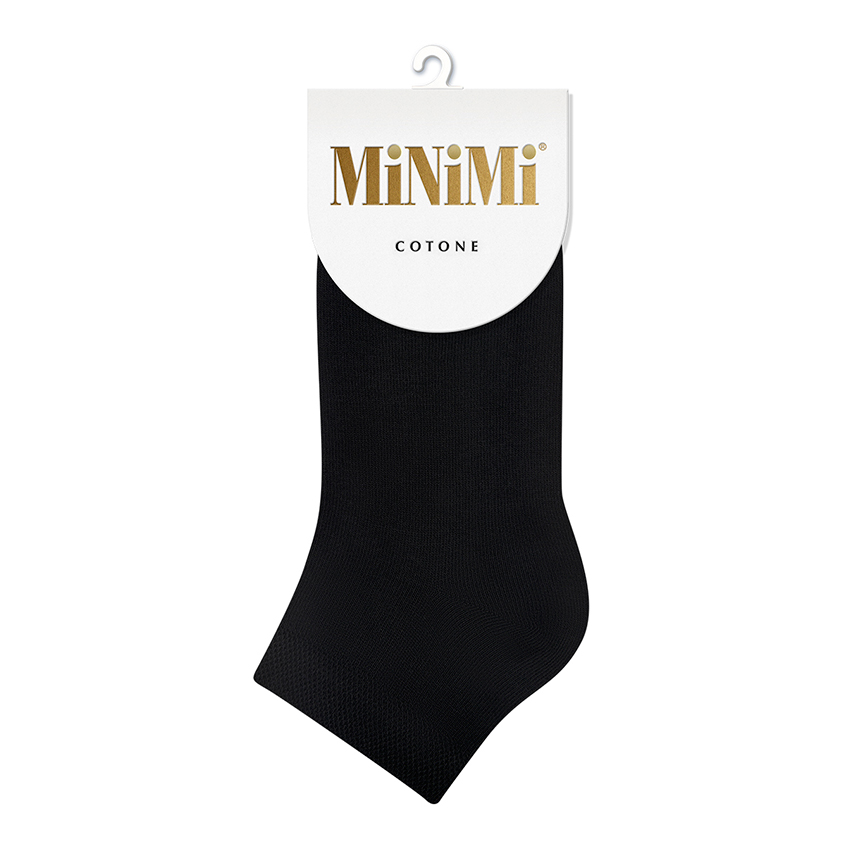 Носки женские `MINIMI` MINI COTONE укороченные Nero 39 - 41