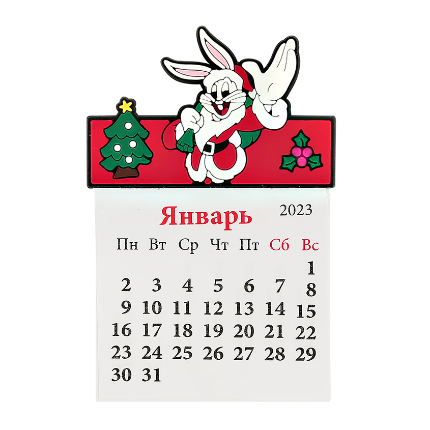 Магнит - календарь `LADY PINK`