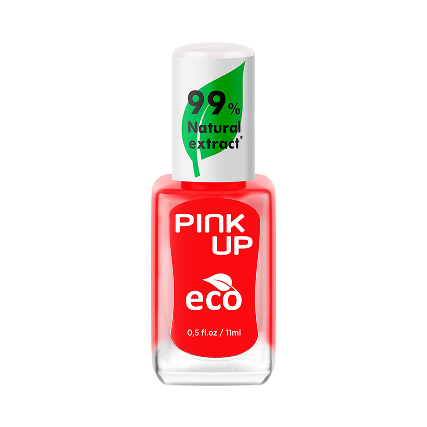 Лак для ногтей `PINK UP` `ECO` тон 19 с натуральными ингредиентами 11 мл