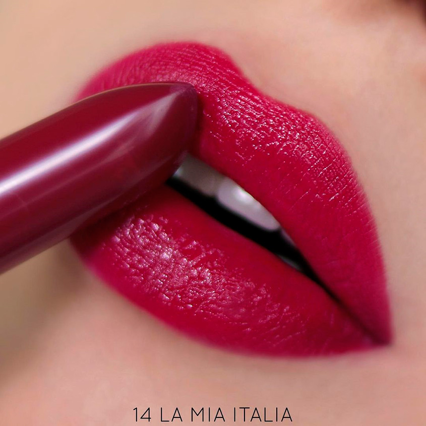 Помада для губ `RELOUIS` LA MIA ITALIA тон 14 trendy wine orphic