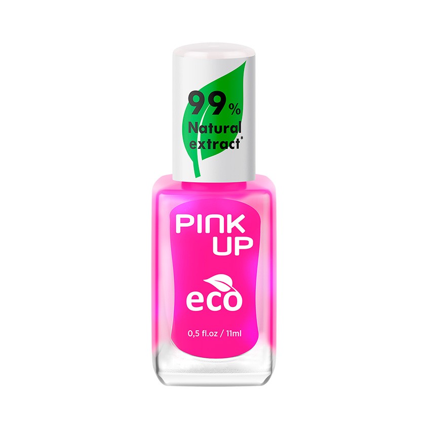 Лак для ногтей `PINK UP` `ECO` тон 17 с натуральными ингредиентами 11 мл