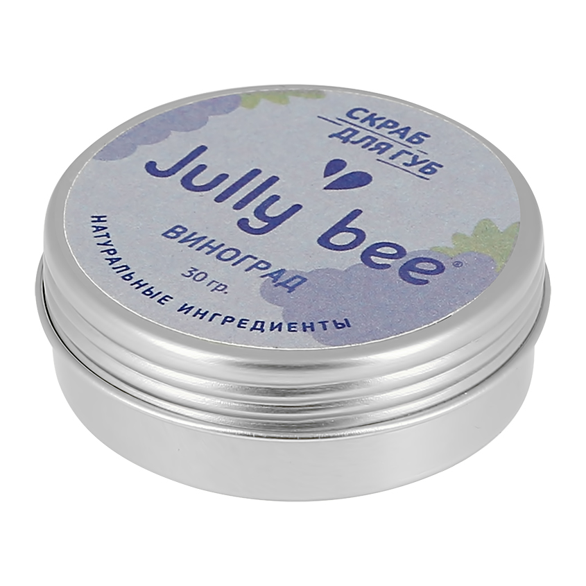 Скраб для губ `JULLY BEE` Виноград (сахарный) 25 г
