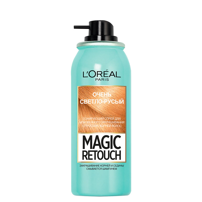Спрей для волос тонирующий `LOREAL` `MAGIC RETOUCH` тон 9 (очень светло-русый) 75 мл