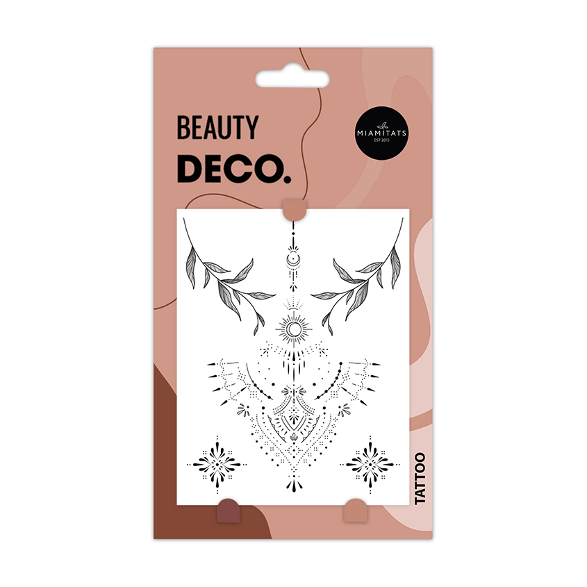Набор переводных татуировок для тела `DECO.` ORIENT by Miami Tattoos переводная (Floral Charm)