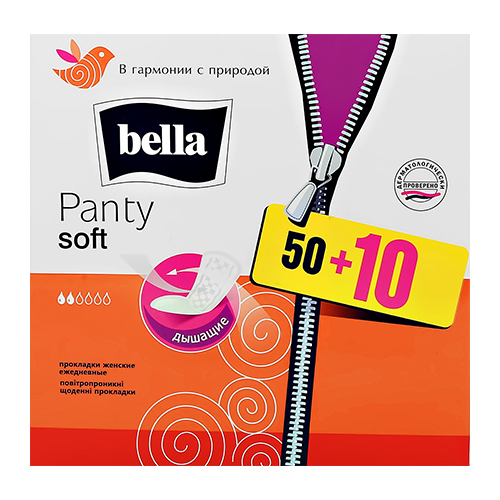 Прокладки ежедневные `BELLA` PANTY Soft 60 шт