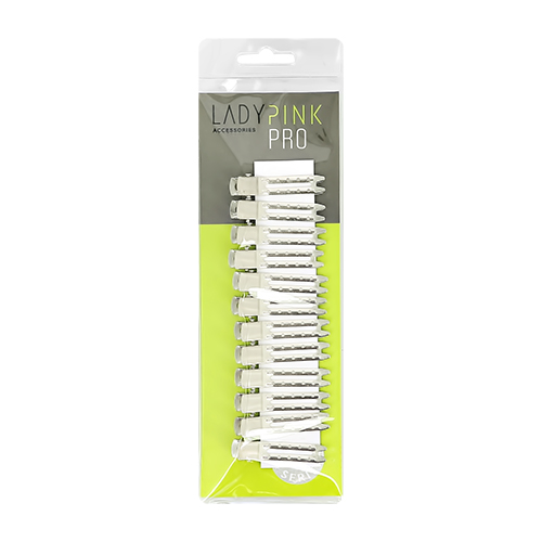 Зажимы для волос `LADY PINK` `BASIC` PROFESSIONAL металлические 4, 7 см