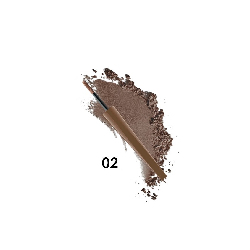 Пудра для бровей `PARISA` ART STYLIST POWDER CREAM TO BROW тон 02 коричневый