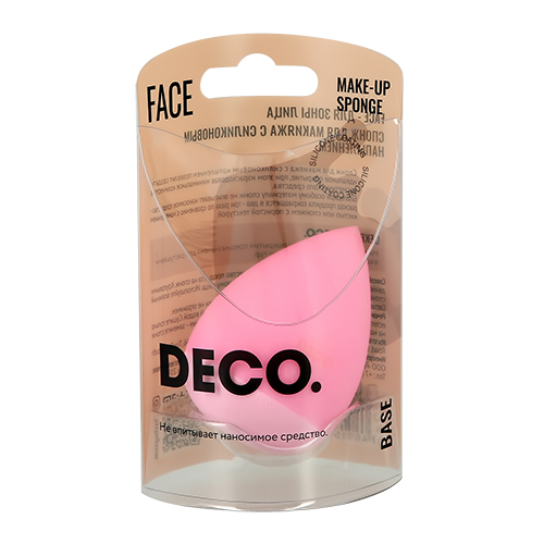 Спонж для макияжа `DECO.` BASE с силиконовым напылением
