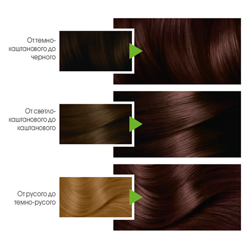 Краска для волос `GARNIER` `COLOR NATURALS` тон 4.15 (Морозный каштан)