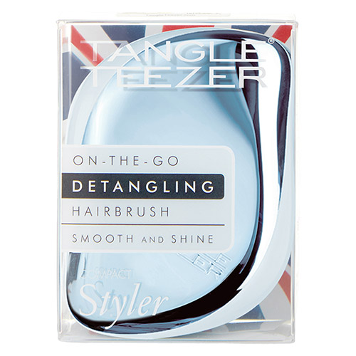 Расческа для волос `TANGLE TEEZER` COMPACT STYLER sky blue delight chrome