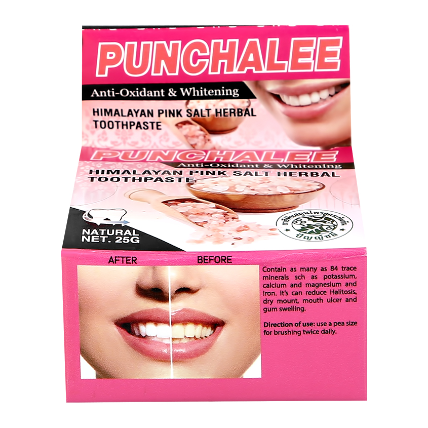 Паста зубная `PUNCHALEE` с гималайской розовой солью 25 г