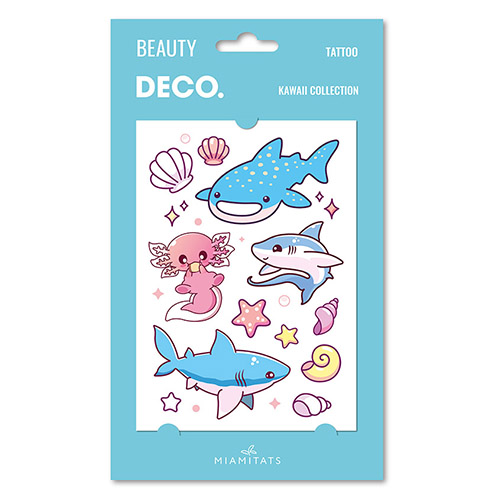 Татуировка для тела `DECO.` KAWAII COLLECTION by Miami tattoos переводная (Ocean)