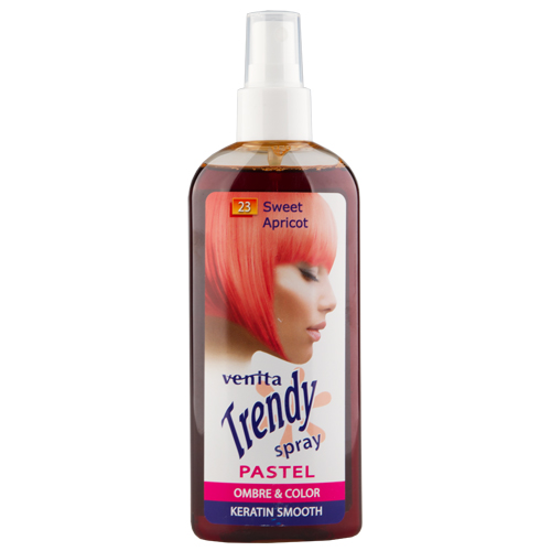 Спрей для волос красящий `VENITA` TRENDY COLOR тон Sweet apricot 75 мл