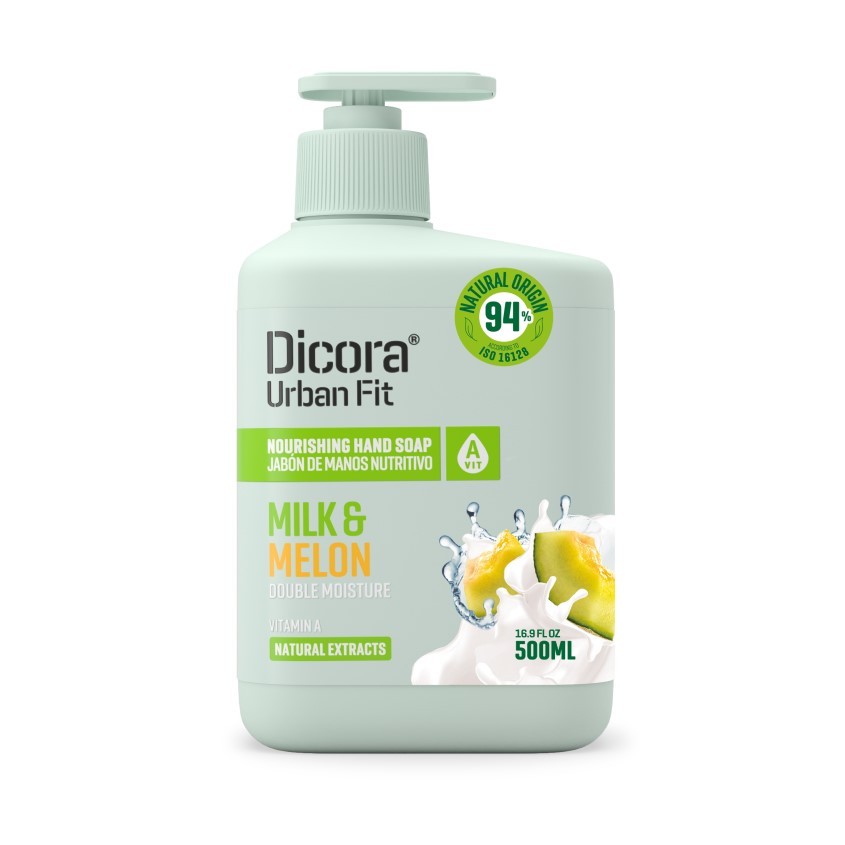 Мыло жидкое `DICORA URBAN FIT` Молоко и дыня 500 мл