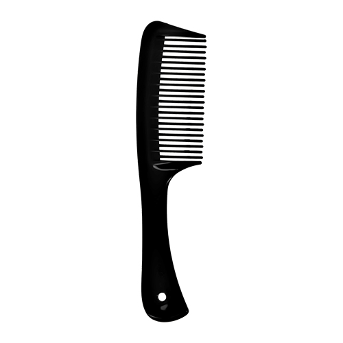 Гребень для волос `LADY PINK` `BASIC` black с ручкой