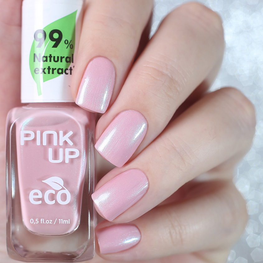 Лак для ногтей `PINK UP` `ECO` тон 03 с натуральными ингредиентами 11 мл