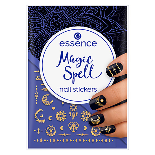 Наклейки для ногтей `ESSENCE` MAGIC SPELL мистические символы (розовое золото)
