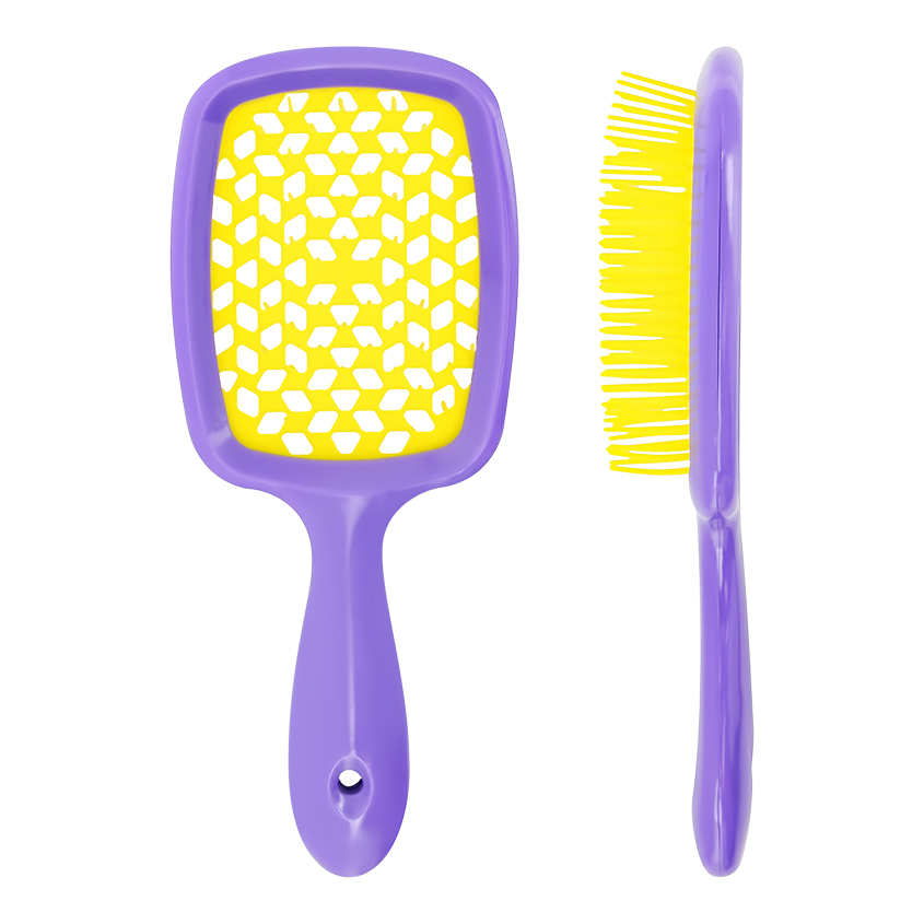 Расческа для сушки волос `LADY PINK` фиолетова