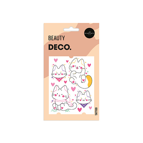 Татуировка для тела `DECO.` KAWAII COLLECTION by Miami tattoos переводная (Pretty Kitty)