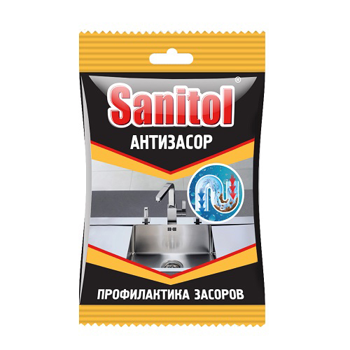 Средство для чистки труб `SELENA` `SANITOL` гранулированное 90 г