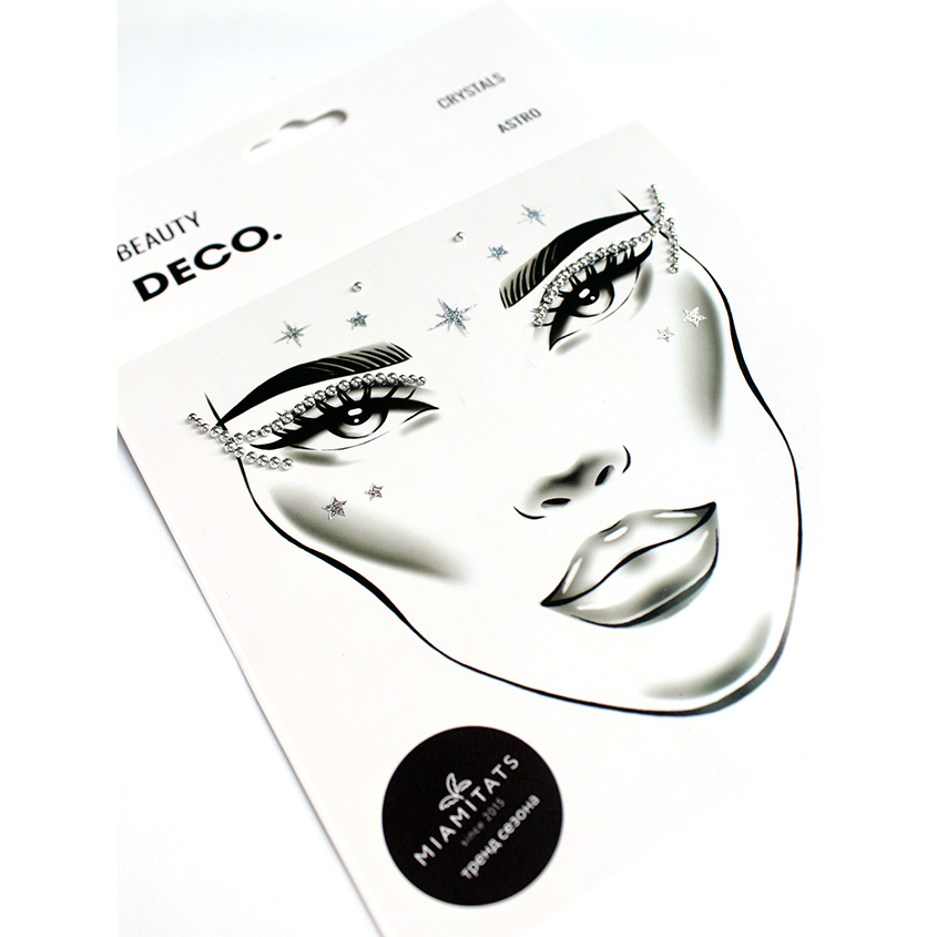 Кристаллы для лица и тела `DECO.` FACE CRYSTALS by Miami tattoos (Astro)