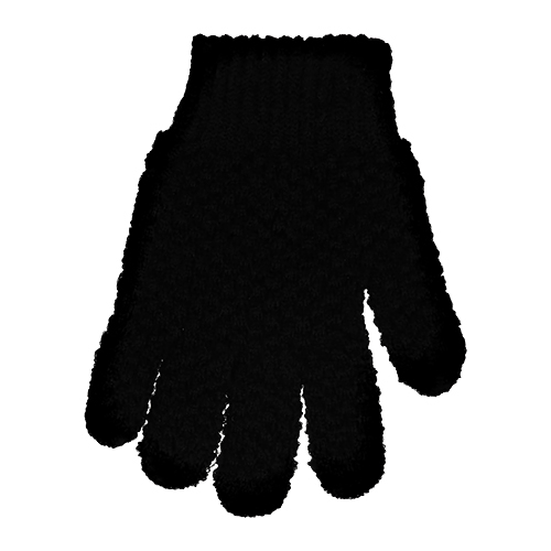 Мочалка-перчатки для душа `DECO.` отшелушивающие из бамбукового волокна (черные) 2 шт