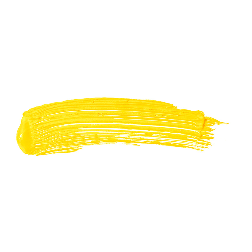 Тушь для ресниц `RELOUIS` MY CRUSH цветная объемная тон banana mania желтая