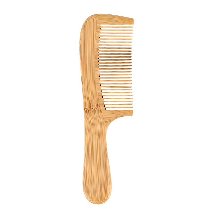 Гребень для волос `LADY PINK` `BASIC` деревянный с ручкой