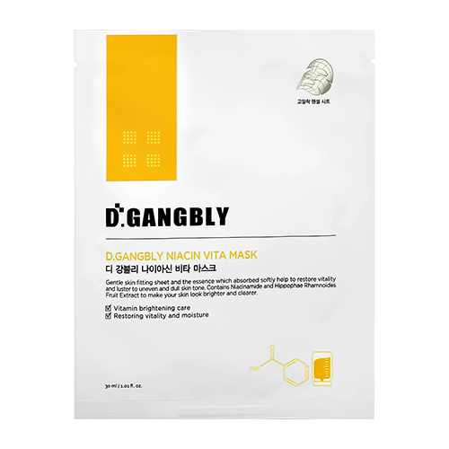 Маска для лица `D.GANGBLY` с ниацинамидом (для сияния кожи) 30 мл