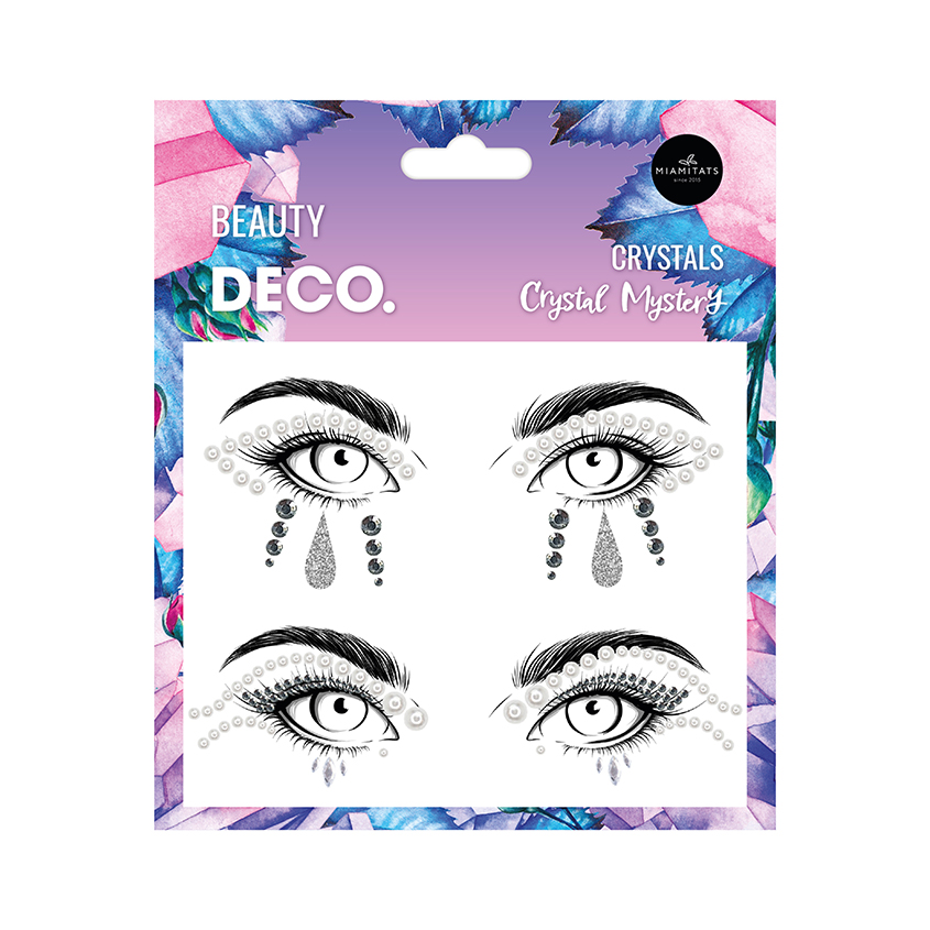 Кристаллы для лица и тел `DECO.` CRYSTAL MYSTERY by Miami Tattoos (Show drops)
