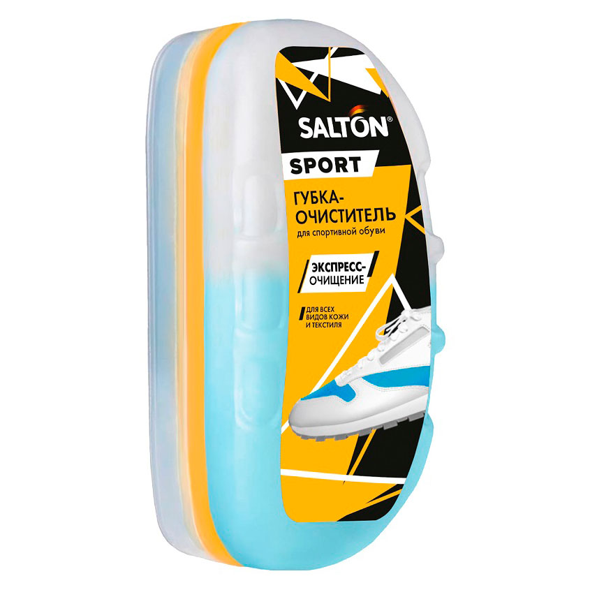 Губка-очиститель `SALTON` SPORT для спортивной обуви (бесцветная) 75 мл
