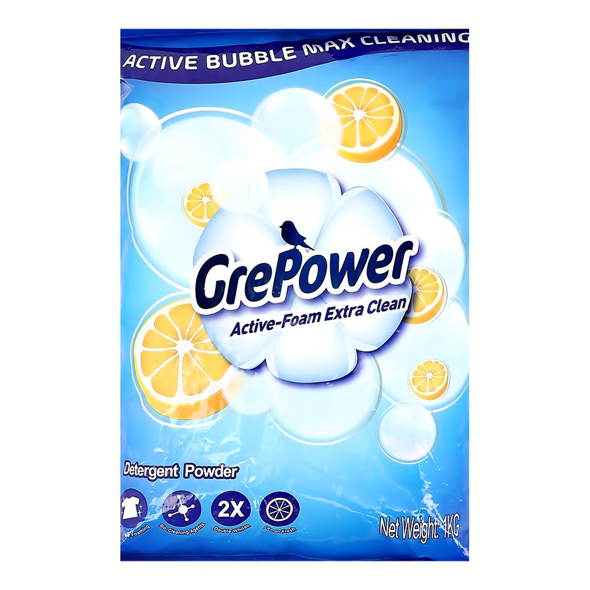 Средство для стирки `GREPOWER` с ароматом лимона 1 кг