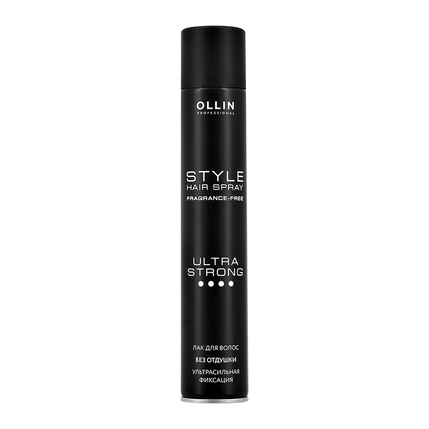 Лак для волос `OLLIN` `PROFESSIONAL` STYLE ультрасильной фиксации 400 мл