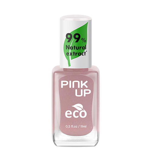 Лак для ногтей `PINK UP` `ECO` тон 01 с натуральными ингредиентами 11 мл
