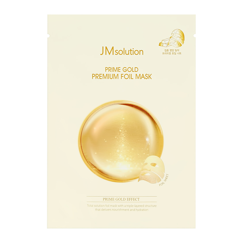 Маска для лица `JMSOLUTION` PRIME с коллоидным золотом (увлажняющая) 35 мл