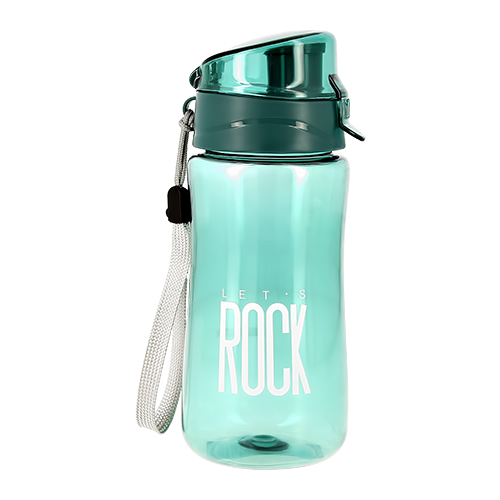 Бутылка для воды `FUN` LET`S ROCK Green 300 мл