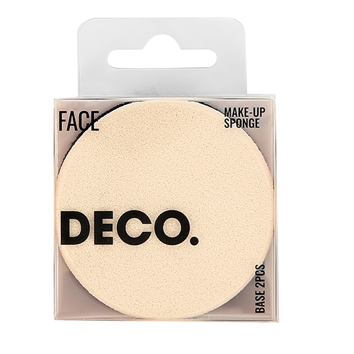 Спонжи для макияжа `DECO.` BASE круглые (латекс) 2 шт