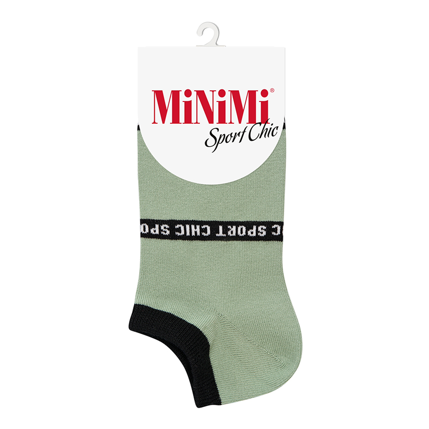 Носки женские `MINIMI` MINI SPORT CHIC с полоской `Sport Chic` Menta 35-38