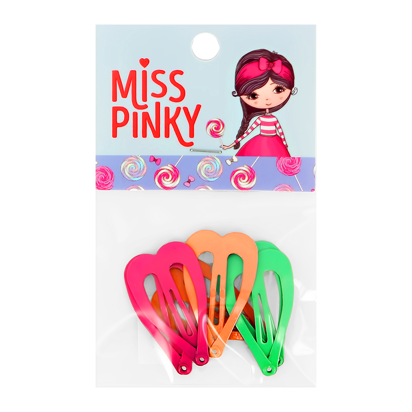 Наборы заколок `MISS PINKY` 6 шт