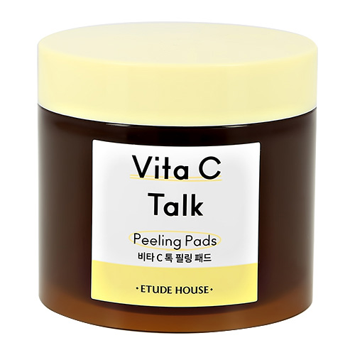 Диски для лица `ETUDE` VITA C TALK отшелушивающие с витамином С 60 шт