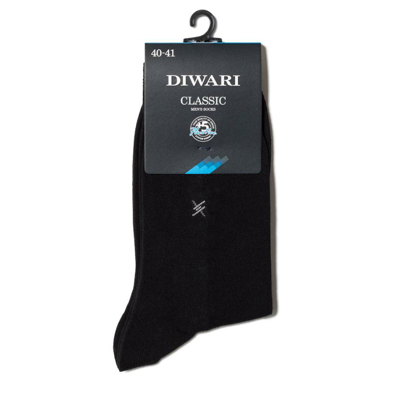 Носки мужские `DIWARI` DW CLASSIC черный (42-43)