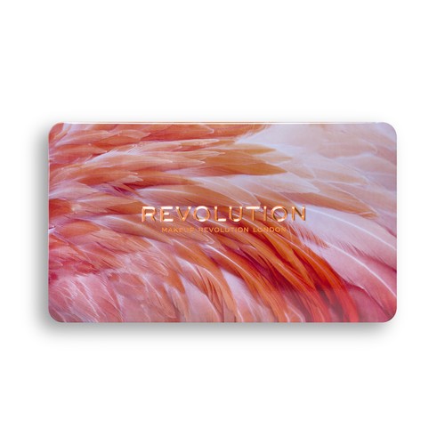 Палетка теней для век `REVOLUTION` FOREVER FLAWLESS тон flamingo