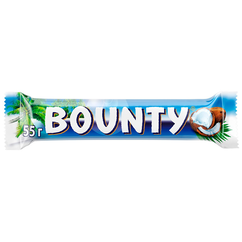 Шоколадный батончик `BOUNTY` 55 г